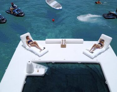 sea pools | superyacht inflatable netted pools | funair